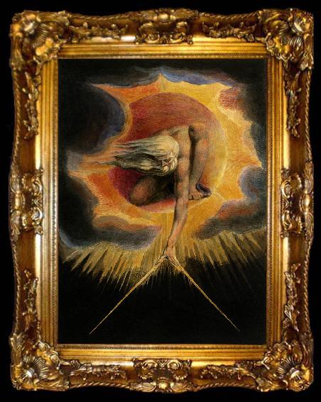 framed  William Blake The Ancient of Days,frontispiece for Europe,a Prophecy (mk19), ta009-2